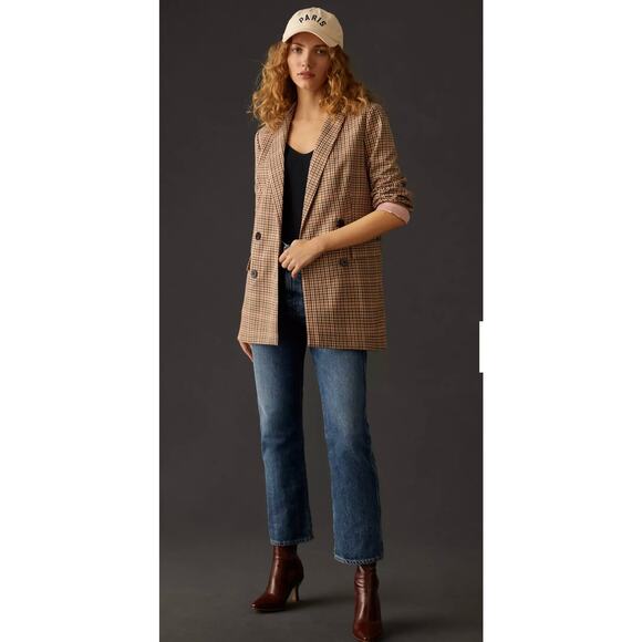 Scotch & Soda Tailored Double-Breasted Checked Blazer - Picture 2 of 7